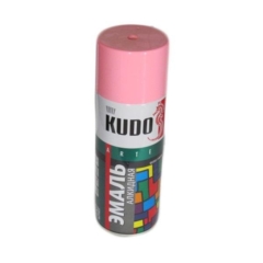 ЭМАЛЬ аэроз.»KUDO»розовая 520мл  KU-1014
