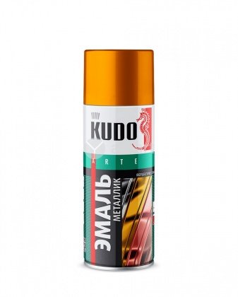 ЭМАЛЬ аэроз.»KUDO»охра 520мл KU-1022