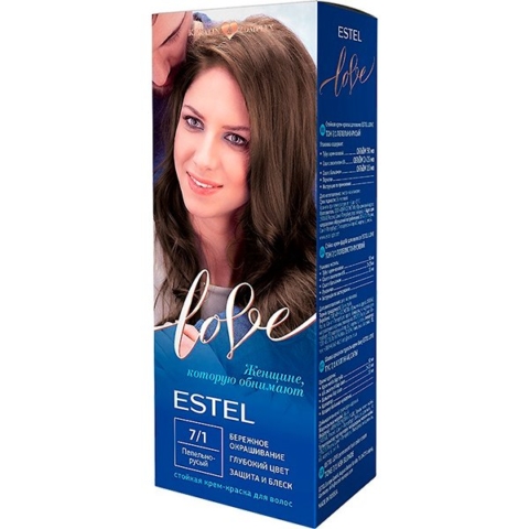 ESTEL LOVE краска 7.1 пепел.русый
