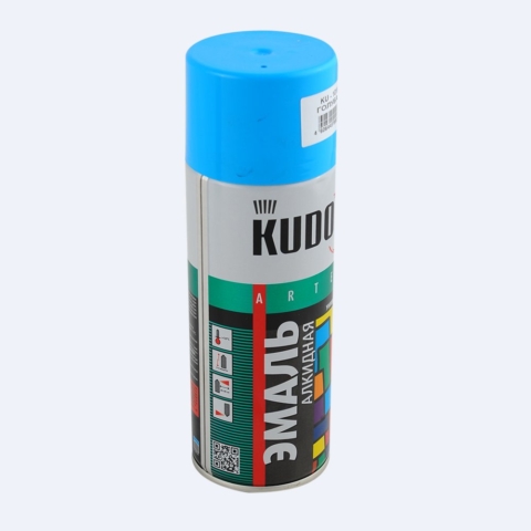 ЭМАЛЬ аэроз.»KUDO»голубая 520мл KU-1010
