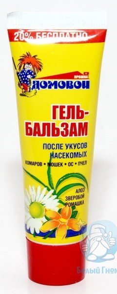 ДОМОВОЙ ПРОШКА гель-бальзам п/укуса 30г Л-076 1/80