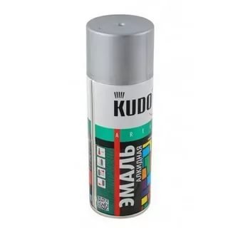 ЭМАЛЬ аэроз.»KUDO» металлик серебро 520мл KU-1026