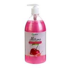GRASS»Milana» ж/крем-мыло СПЕЛ.ЧЕРЕШНЯ 1л с дозатором/6  (МК) 126401