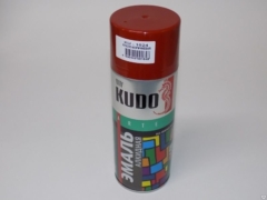 ЭМАЛЬ аэроз.»KUDO»красно-коричневая 520мл  KU-1024