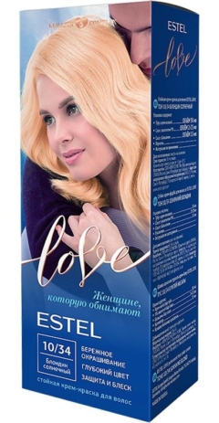 ESTEL LOVE краска 10.34 солн.блонд