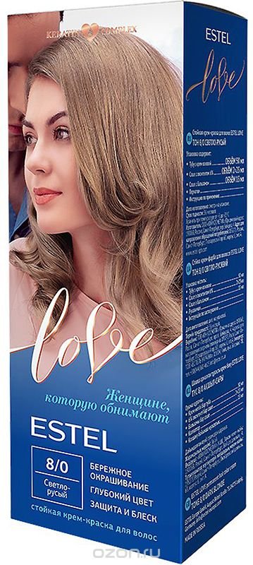ESTEL LOVE краска 8.0 светло русый
