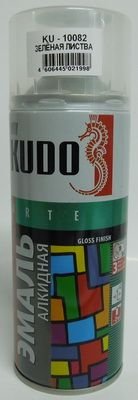 ЭМАЛЬ аэроз.»KUDO»зеленая листва 520мл KU-10082