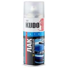 ЛАК аэроз.»KUDO»акриловый автомоб.520мл KU-9010