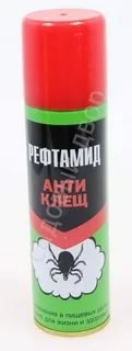РЕФТАМИД аэрозоль ЭКСТРА (антиклещ)145мл/24 3805/01 Сибиар
