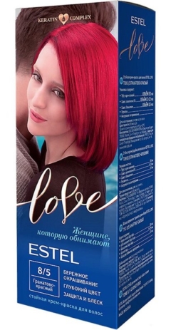 ESTEL LOVE краска 8.5 гранатово-красный