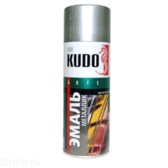 ЭМАЛЬ аэроз.»KUDO»хром зеркальный 520мл KU-1033