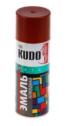 ЭМАЛЬ аэроз.»KUDO»вишневая 520мл KU-1004