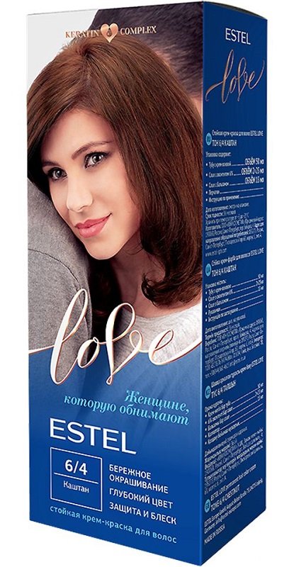 ESTEL LOVE краска 6.4 каштан