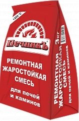 РЕМОНТНАЯ СМЕСЬ «ПЕЧНИК» 3кг/6