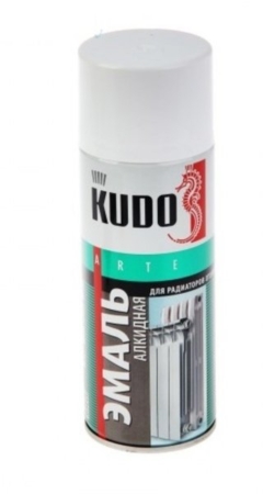 ЭМАЛЬ аэроз.»KUDO» д/радиаторов белая 520мл KU-5101