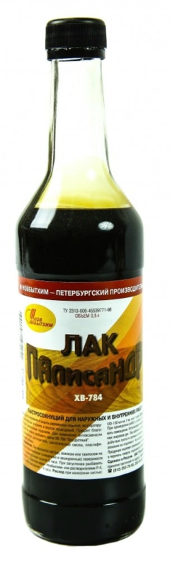 ЛАК ХВ-784 мебельн. Палисандр 0.5л (НБХ)