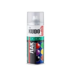 ЛАК аэроз.»KUDO»акриловый глянц.520мл KU-9002