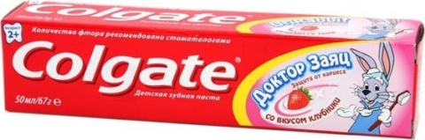 КОЛГЕЙТ з/п ДОКТОР ЗАЯЦ-КЛУБНИКА дет.50мл /48 400537